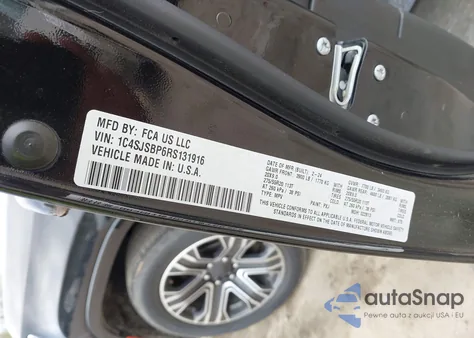 2024 Jeep Wagoneer L Series Ii 4X4 z USA, uszkodzony, nr VIN 1C4SJSBP6RS131916